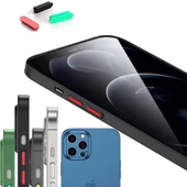 Apple iPhone 12 Pro Max 6.7'' Transparent Slim Case Yeşil - 2
