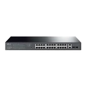 Tp-Link TL-SG1428PE 24 Port 10-100-1000 Poe+ Switch 2 Port SFP Çelik Kasa Rack Mount - 1