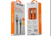 Hytech HY-X250 3A Micro Usb 1,2m Gold Data + Sarj Kablosu - 1