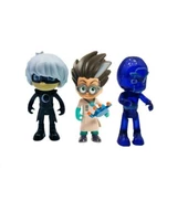 3lü Pjmasks Figür Oyuncakları Pijamaskeliler Figür Seti Romeo Gece Ninjası Ay Kız - 1