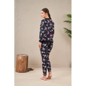 PJS 23569 Kadın Desenli Pijama Takım - 10