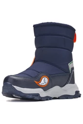 Unisex Günlük Çocuk Yüksek Kalın Kaymaz Taban Cırt Cırtlı Kürk Astarlı Soğuk Geçirmez Kar Botu 2221 - 12