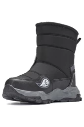 Unisex Günlük Çocuk Yüksek Kalın Kaymaz Taban Cırt Cırtlı Kürk Astarlı Soğuk Geçirmez Kar Botu 2221 - 11