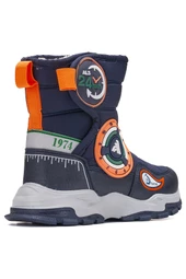 Unisex Günlük Çocuk Yüksek Kalın Kaymaz Taban Cırt Cırtlı Kürk Astarlı Soğuk Geçirmez Kar Botu 2221 - 7