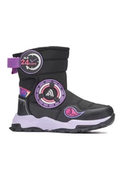 Unisex Günlük Çocuk Yüksek Kalın Kaymaz Taban Cırt Cırtlı Kürk Astarlı Soğuk Geçirmez Kar Botu 2221 - 5