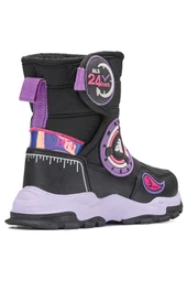 Unisex Günlük Çocuk Yüksek Kalın Kaymaz Taban Cırt Cırtlı Kürk Astarlı Soğuk Geçirmez Kar Botu 2221 - 10