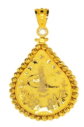 Cigold Taşlı Kolye Ucu 14 Ayar Altın 7,71 Gr OA-7535 - 1