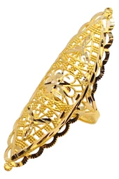 Cigold Taşsız Mekik Yüzük 22 Ayar Altın 6.94 Gr OA-C11901027826 - 1