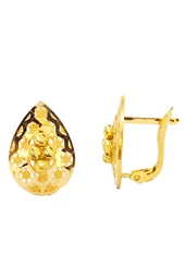 Cigold Taşsız Küpe 22 Ayar Altın 3.68 Gr OA-C1TB01028020 - 1