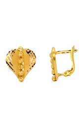 Cigold Taşsız Küpe 22 Ayar Altın 4.32 Gr OA-C1TB01028040 - 1