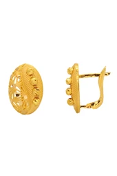 Cigold Taşsız Küpe 22 Ayar Altın 4.11 Gr OA-C1TB01028044 - 1