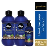 Sleepy Premium Blue Care Serisi Sıvı Sabun 500 ml + 2x1500 ml - 1