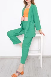 Gofre Kimono Alt -Üst Takım - 7