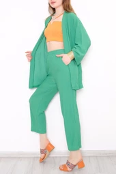 Gofre Kimono Alt -Üst Takım - 4