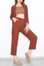 Gofre Kimono Alt -Üst Takım - 11