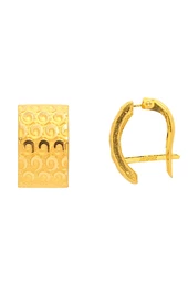 Cigold Taşsız Klipsli Küpe 22 Ayar Altın 3,28 Gr OA-K1TB01028394 - 1