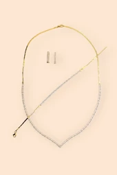 Cigold Taşlı Gerdanlık 14 Ayar Altın 17,51 Gr OA-K2TB01028479 - 2