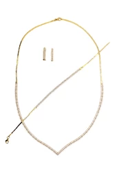 Cigold Taşlı Gerdanlık 14 Ayar Altın 17,51 Gr OA-K2TB01028479 - 1