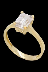 Cigold Taşlı Yüzük Baget 14 Ayar Altın 2,31 Gr OA-C11501028505 - 4