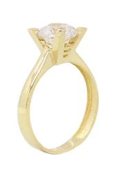 Cigold Tektaş Yüzük 14 Ayar Altın 1,45 Gr OA-C11101028557 - 2