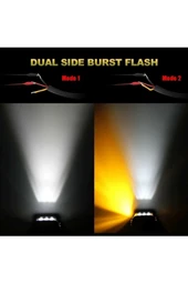 OFF ROAD SİS FARI ÇALIŞMA LAMBASI BEYAZ VE SARI ÇAKARLI LED LAMBA - 5