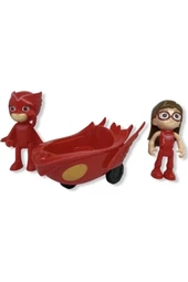 2 Figürlü Baykuş Kız Arabalı Set Pijamaskeliler thumbnail 1