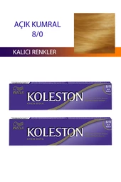 2 Adet Single Tüp Boya Saç Boyası Açık Kumral 8/0 - 1