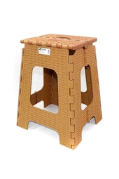 Katlanır Rattan Tabure Büyük - 1