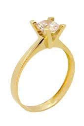 Cigold Tektaş Yüzük 14 Ayar Altın 1,46 Gr OA-C11601028662 - 2