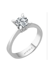 Cigold 14 Ayar Tektaş Pırlanta Yüzük OA-RNG-102 - 1