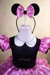 Minnie Mouse Çocuk Kostümü Pembe - 4