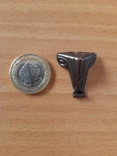 4 Adet Antik Dekoratif Sandık Kutu Ayak 2,5 cm - 2