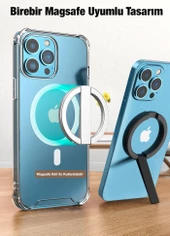 Coofbe Magsafe Uyumlu Mıknatıslı İphone 12 13 14 Pro Max Stand Masaüstü Telefon Tutucu Standı Braketi - 2