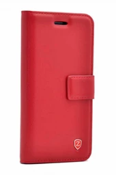 Xiaomi Mi 12T Pro Cüzdanlı Standlı Kapaklı Kılıf Kırmızı - 1