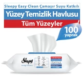 Sleepy Easy Clean Çamaşır Suyu Katkılı Yüzey Temizlik Havlusu&Mendili 100 Yaprak  - 1
