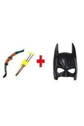 Ok Yay Vantuz Fırlatan Oyuncak Seti ve Batman Maskesi - 1