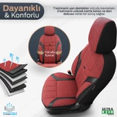 Otom Swan Series Universal Oto Koltuk Kılıfı  Kırmızı - 4
