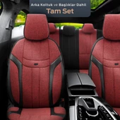 Otom Swan Series Universal Oto Koltuk Kılıfı  Kırmızı - 2