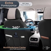 Otom Swan Series Universal Oto Koltuk Kılıfı  Bej - 5