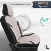 Otom Swan Series Universal Oto Koltuk Kılıfı  Bej - 3