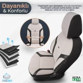 Otom Swan Series Universal Oto Koltuk Kılıfı  Bej - 4