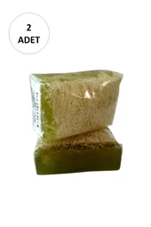 2 Adet Doğal Kabak Lifli Kükürt Sabunu - 2