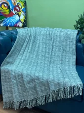 Komfort Home Tek Kişilik Pamuklu Skoç Kırık Desen Tv Battaniyesi 150x200 CM - 3