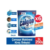 Calgon Power Kir, Pas, Kireç Ve Koku Önleyici 4'ü 1 Arada Ultra Konsantre Toz 250 G X 6 Adet - 1