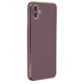 Samsung Galaxy A04E Kılıf Luxury Seri Kamera Korumalı Silikon Kapak - 5