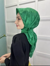Siyane Scarf Dama Desen Jakarlı Eşarp 00948  BENETTON - 4