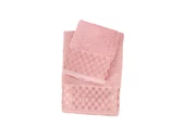 Bambu Soft Dama Desenliı Banyo Havlu Takımı 6 Renk - 5