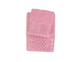 Bambu Soft Dama Desenliı Banyo Havlu Takımı 6 Renk - 7