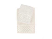 Bambu Soft Dama Desenliı Banyo Havlu Takımı 6 Renk - 6