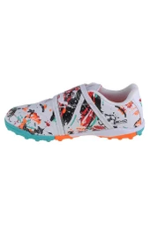 Joma Evolution Jr 2302 EVJW2302TFV Beyaz/Turuncu/Turkuaz Çok Renkli Çocuk Halı Saha Ayakkabısı - 2